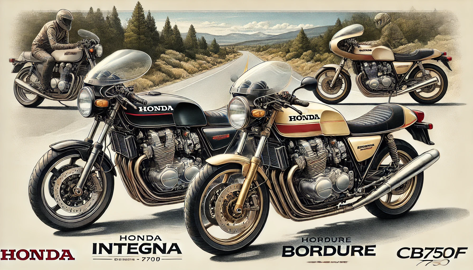 CB750F インテグラ ボルドール 違いと各モデルの特徴を詳しく紹介