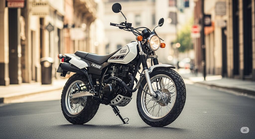 丸目ライトのTW200E登場(1998年~)