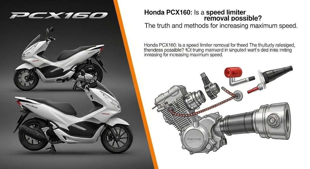 PCX160のリミッターカットは無理？最高速アップの真実と方法
