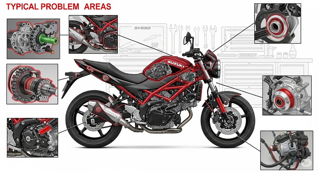 ネットで噂のSV650持病とは?