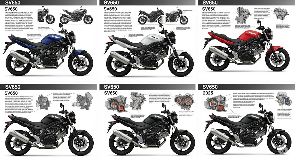 SV650フルモデルチェンジ徹底解説！歴代から最新2025年情報まで