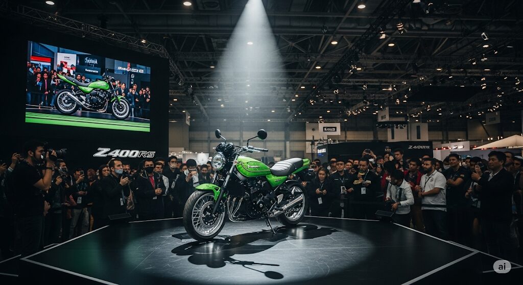 モーターサイクルショーで公開?