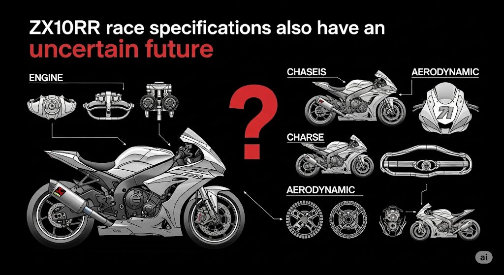 レース仕様のZX-10RRも先行きは不透明
