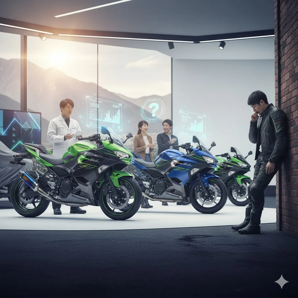 カワサキ ニンジャ400新型4気筒の噂