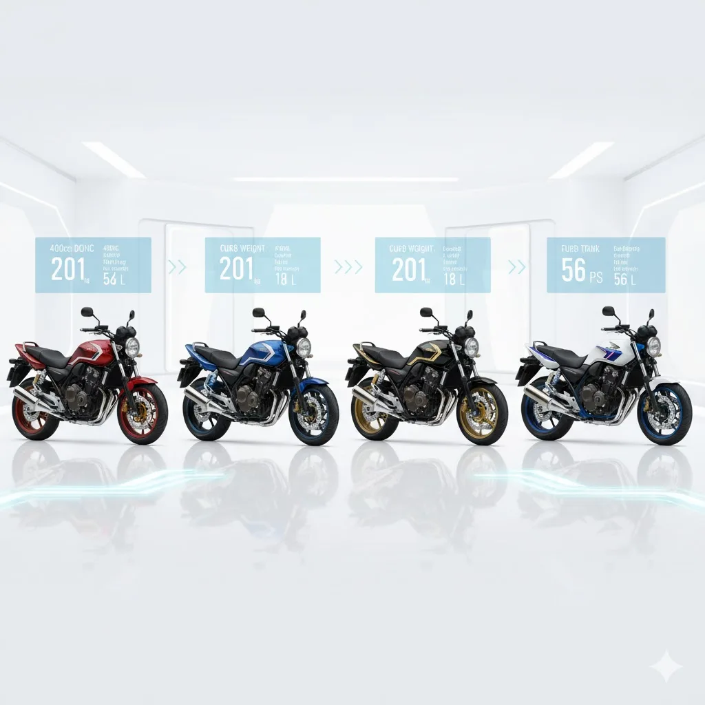 カラーリングと主要スペックの変遷