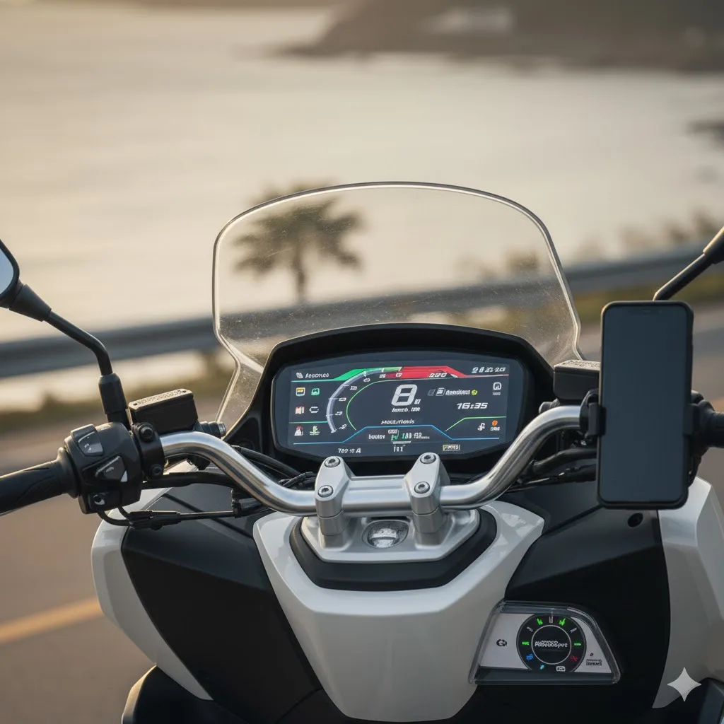 新採用TFTメーターとHonda RoadSync
