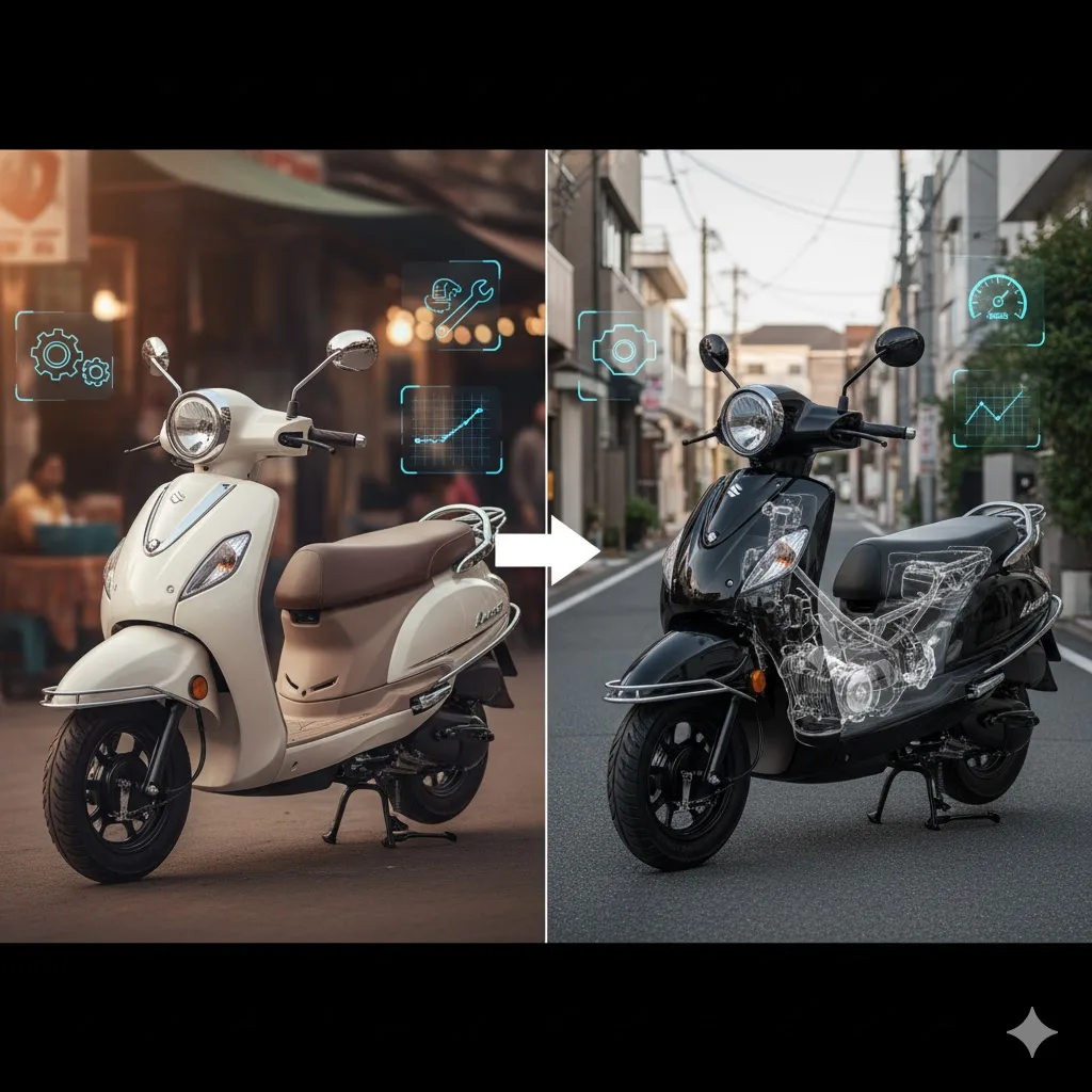 アドレス125新型の進化したポイントを解説