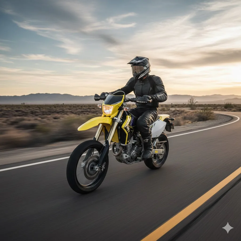 DR-Z400SMの最高速と加速の真実