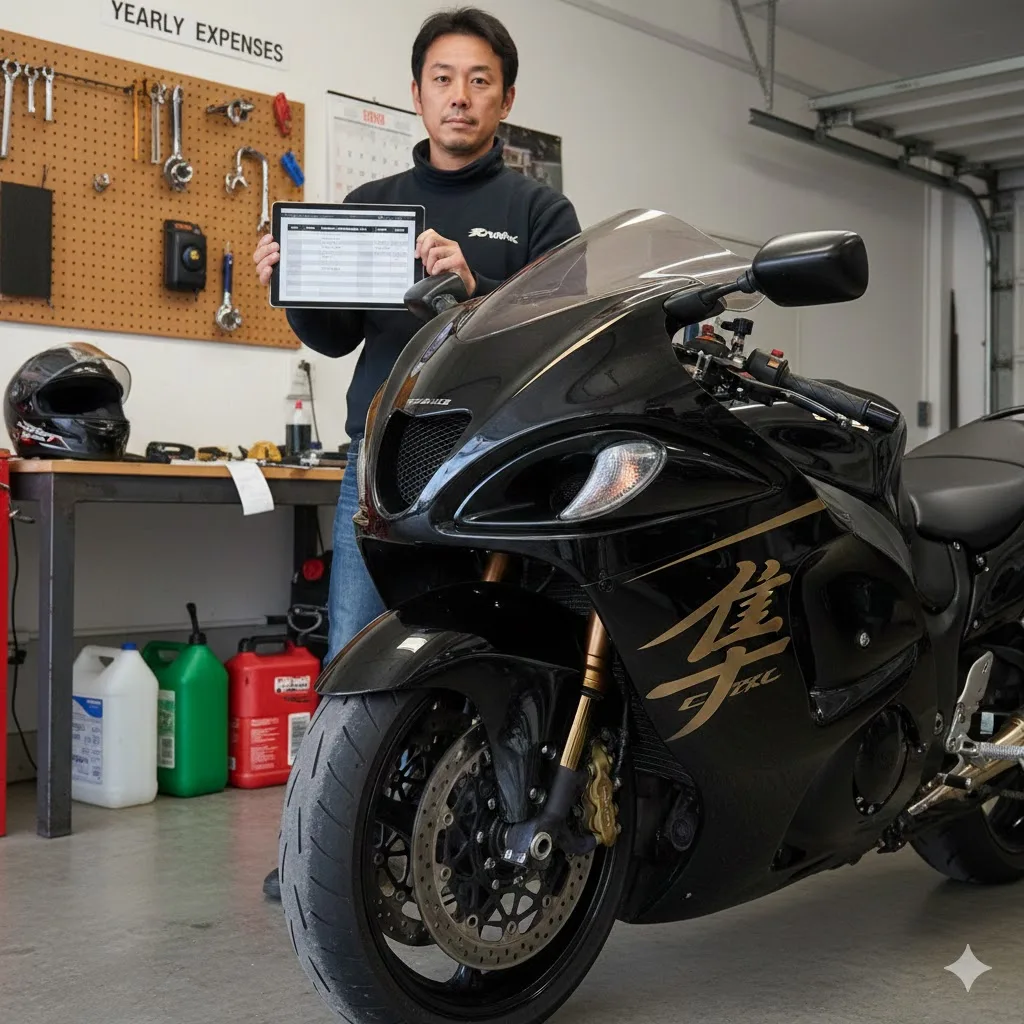 スズキ隼の維持費を公開！タイヤ代や燃費などリアルな年間コスト