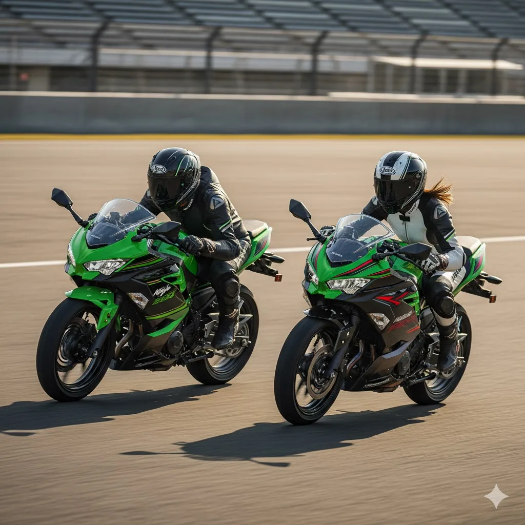 ninja250の最高速を徹底分析！2気筒と4気筒の違い