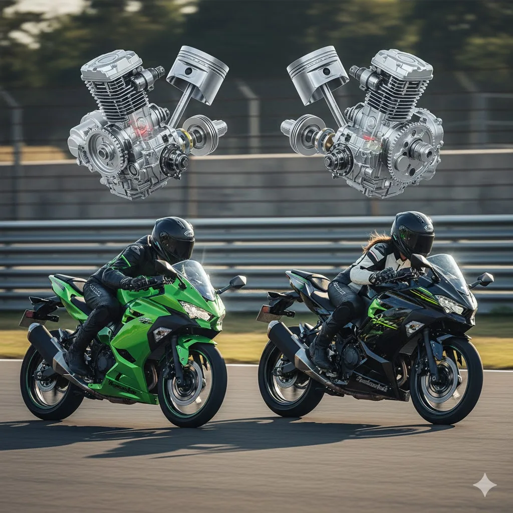 まず知るべき2気筒と4気筒