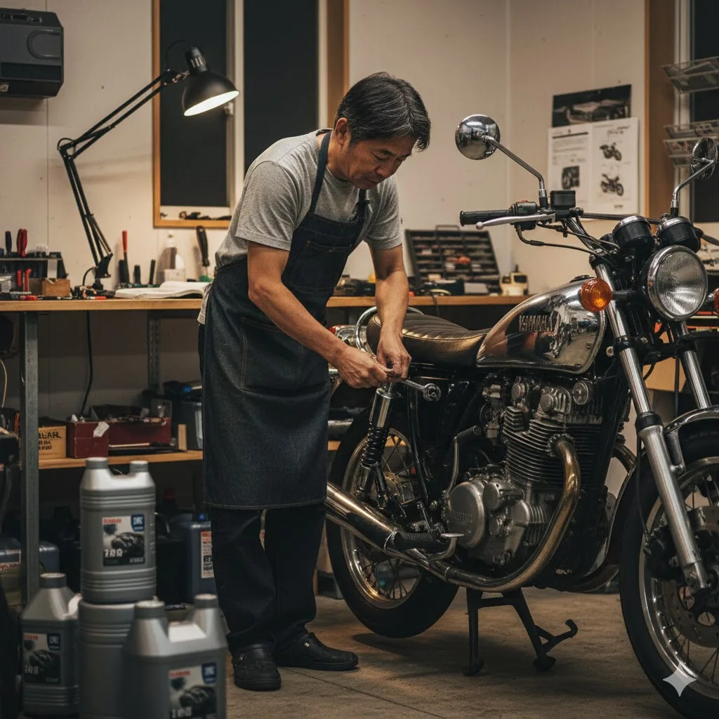 SR400の車検費用を安くする方法