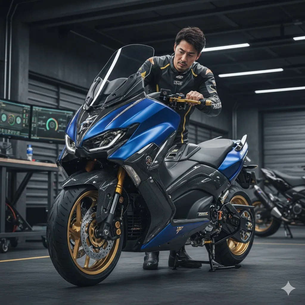 最高のTMAX560フルカスタムを目指して