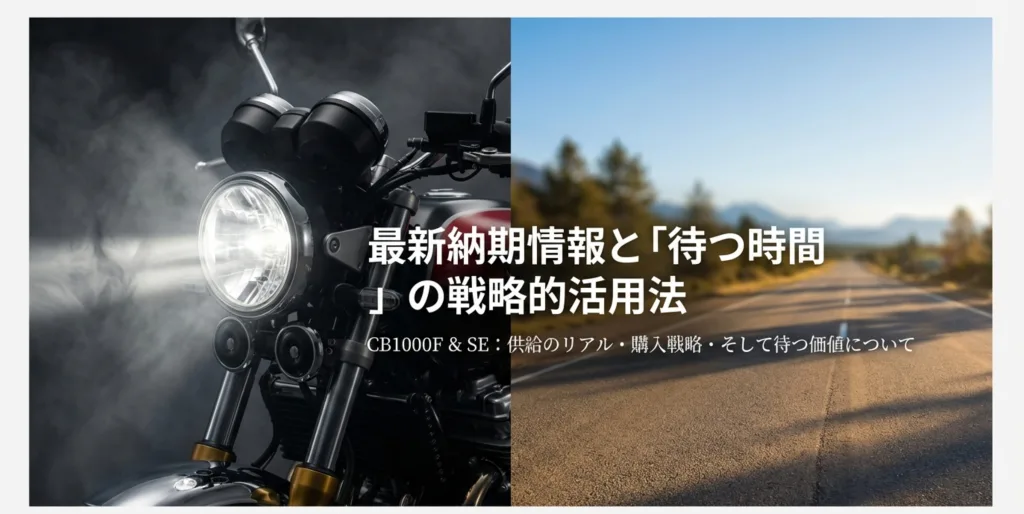 CB1000F納期の最新情報！SEとホーネットの違いも解説