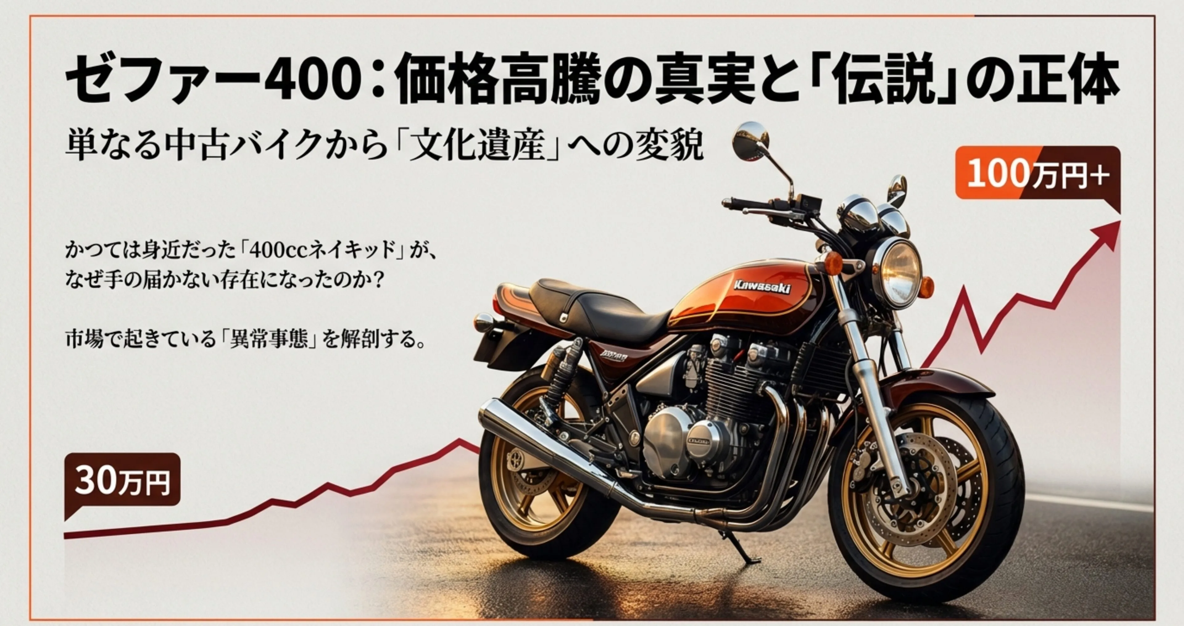 ゼファー400の価格高騰理由は？中古相場が上がった背景を解説